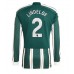Maillot de foot Manchester United Victor Lindelof #2 Extérieur vêtements 2023-24 Manches Longues